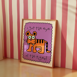 a picture of a picture of a tiger