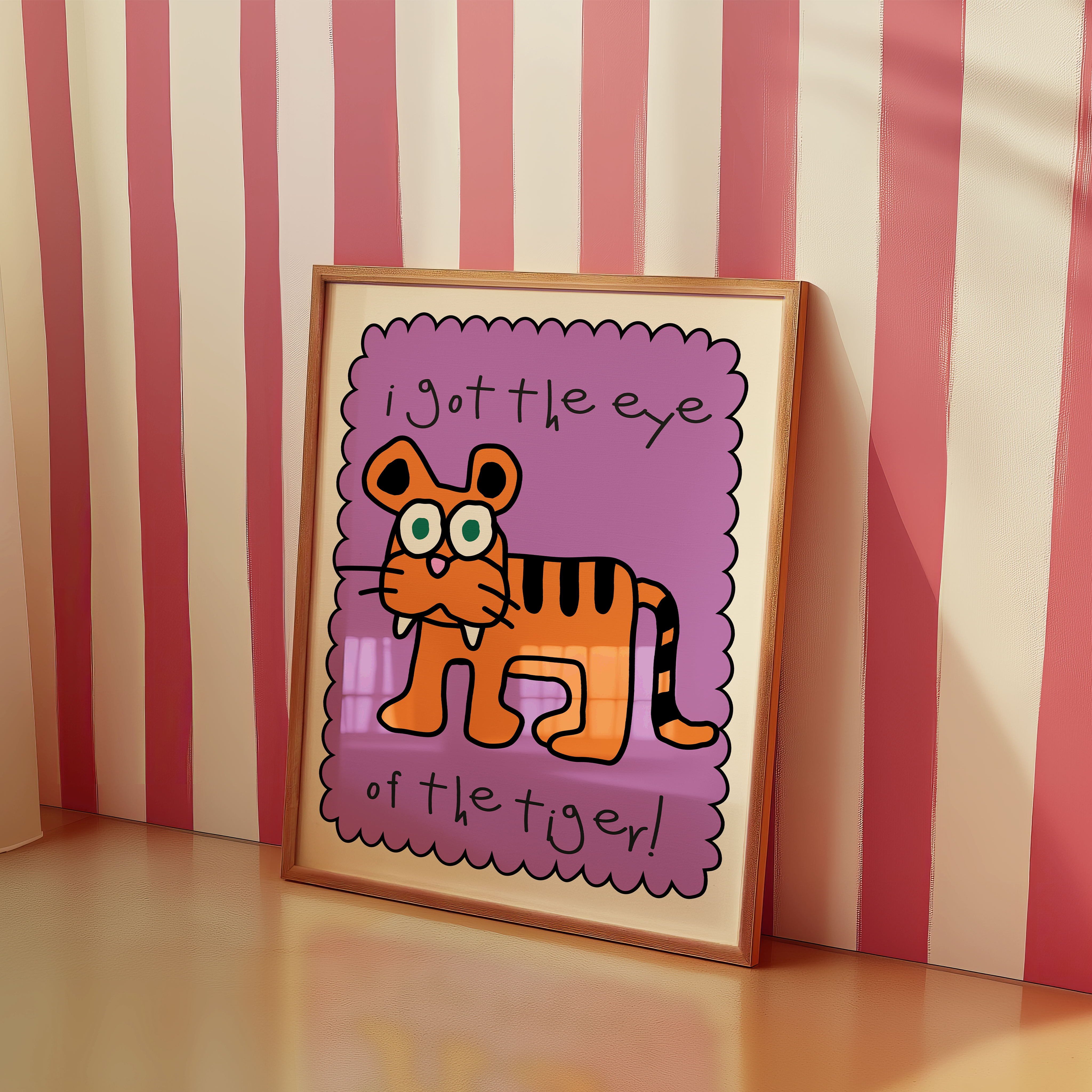 a picture of a picture of a tiger