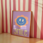 a picture frame with a smile on it