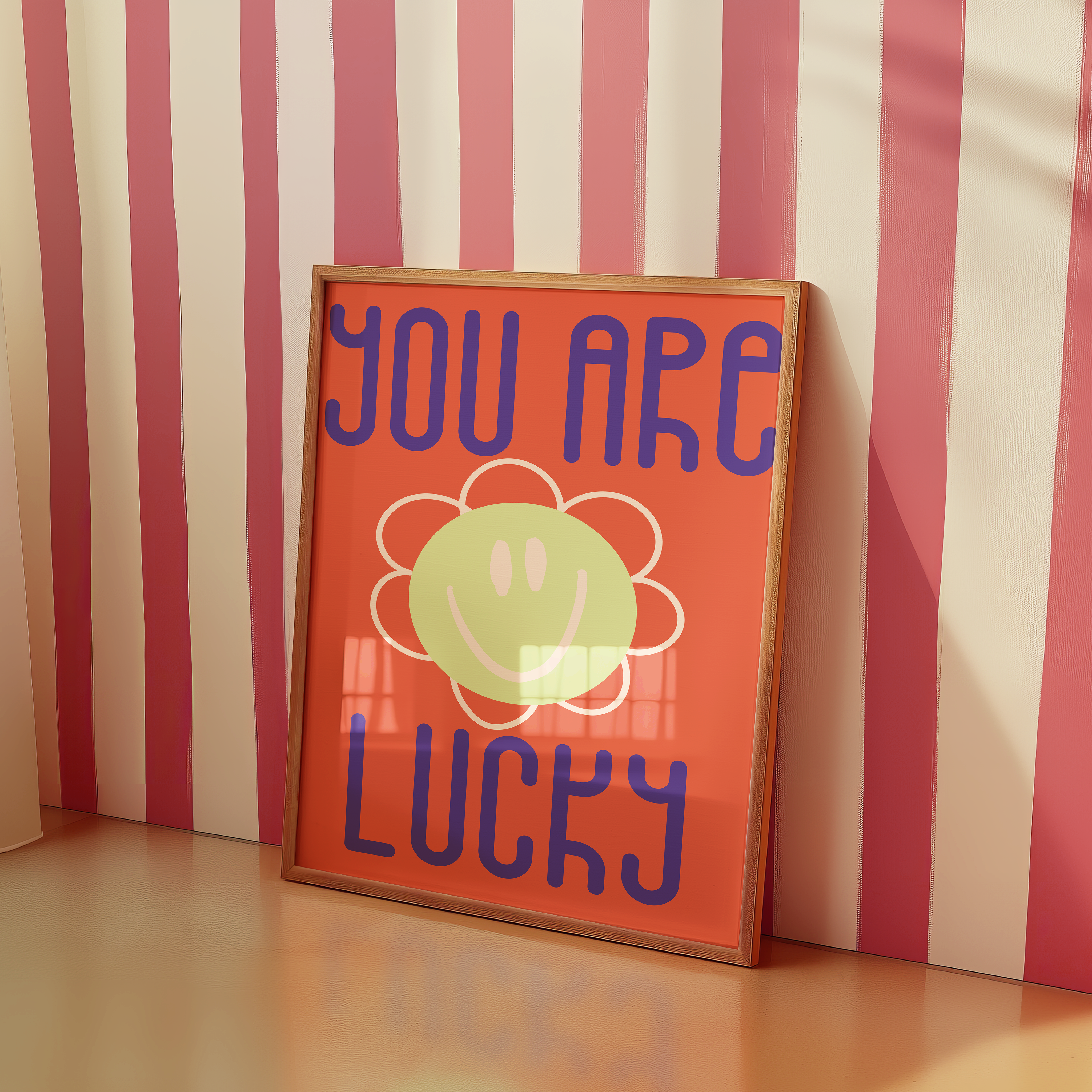 a picture frame with a picture of a flower on it