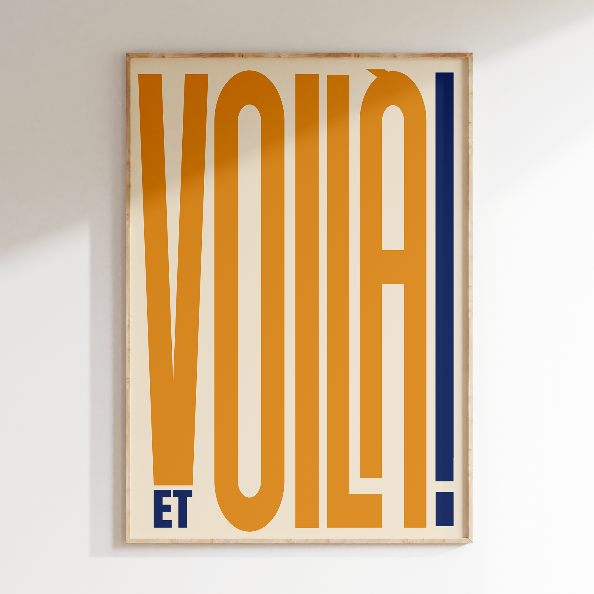 Et voilà!