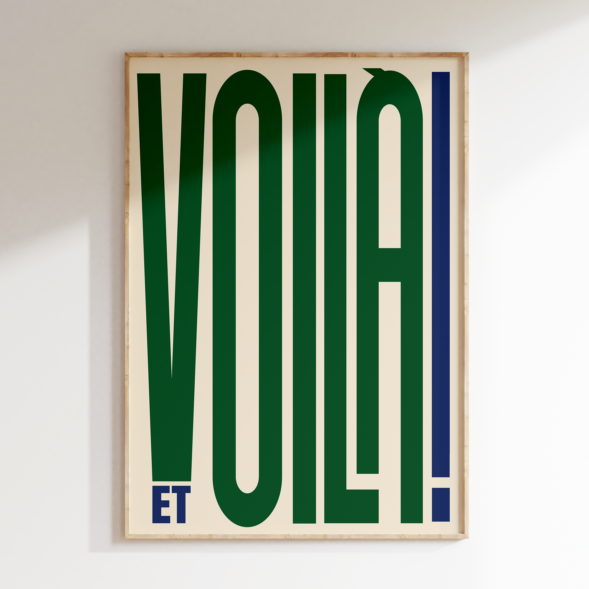 Et voilà!