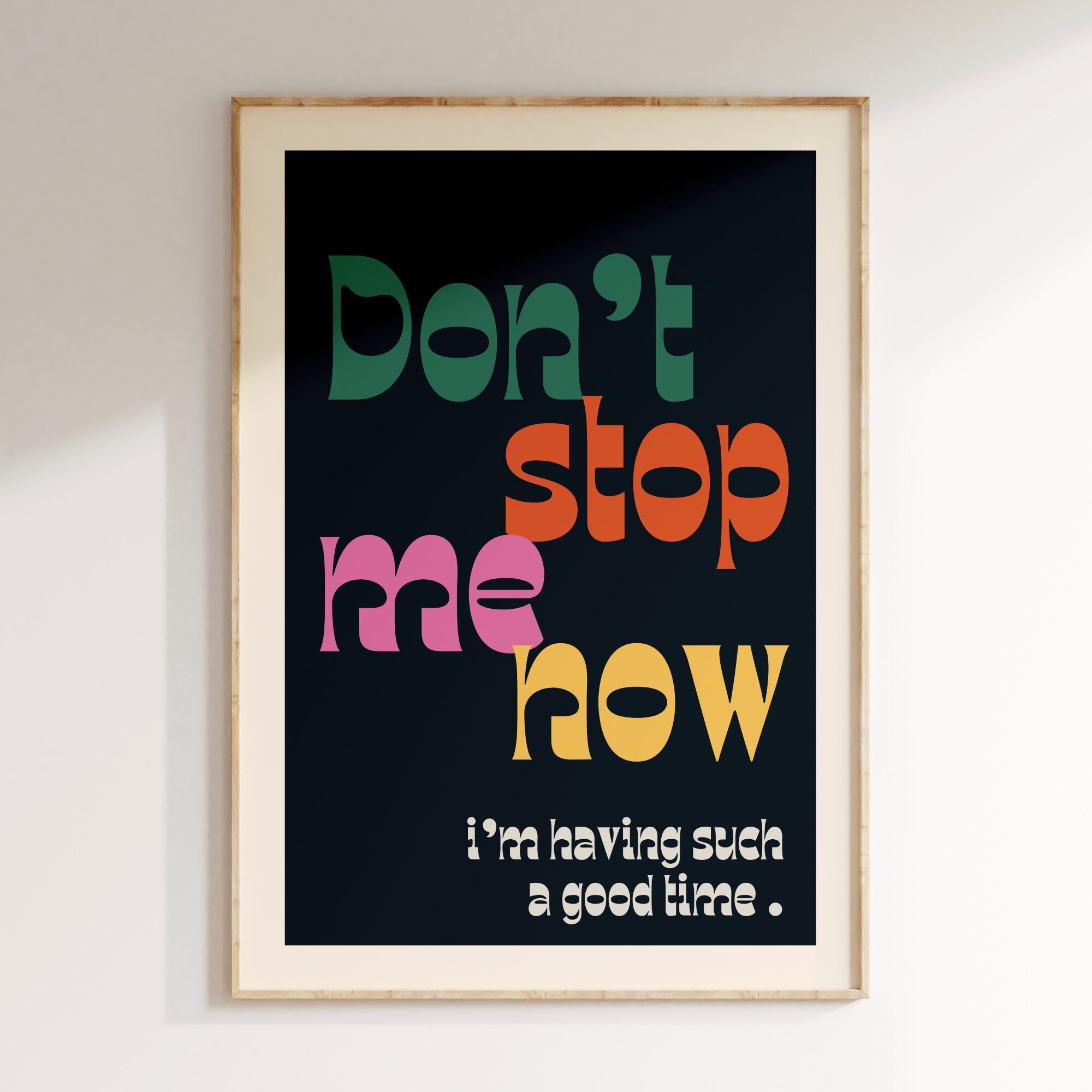 Don't stop me now