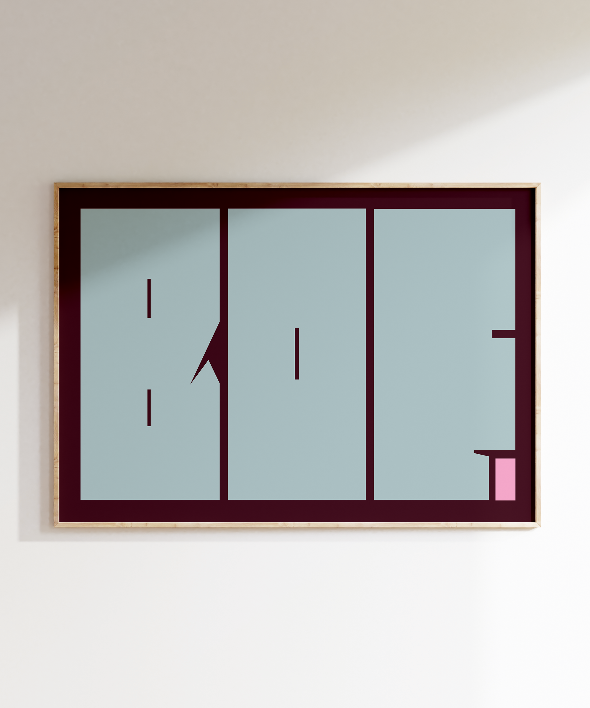 Bof Bold Typography Print